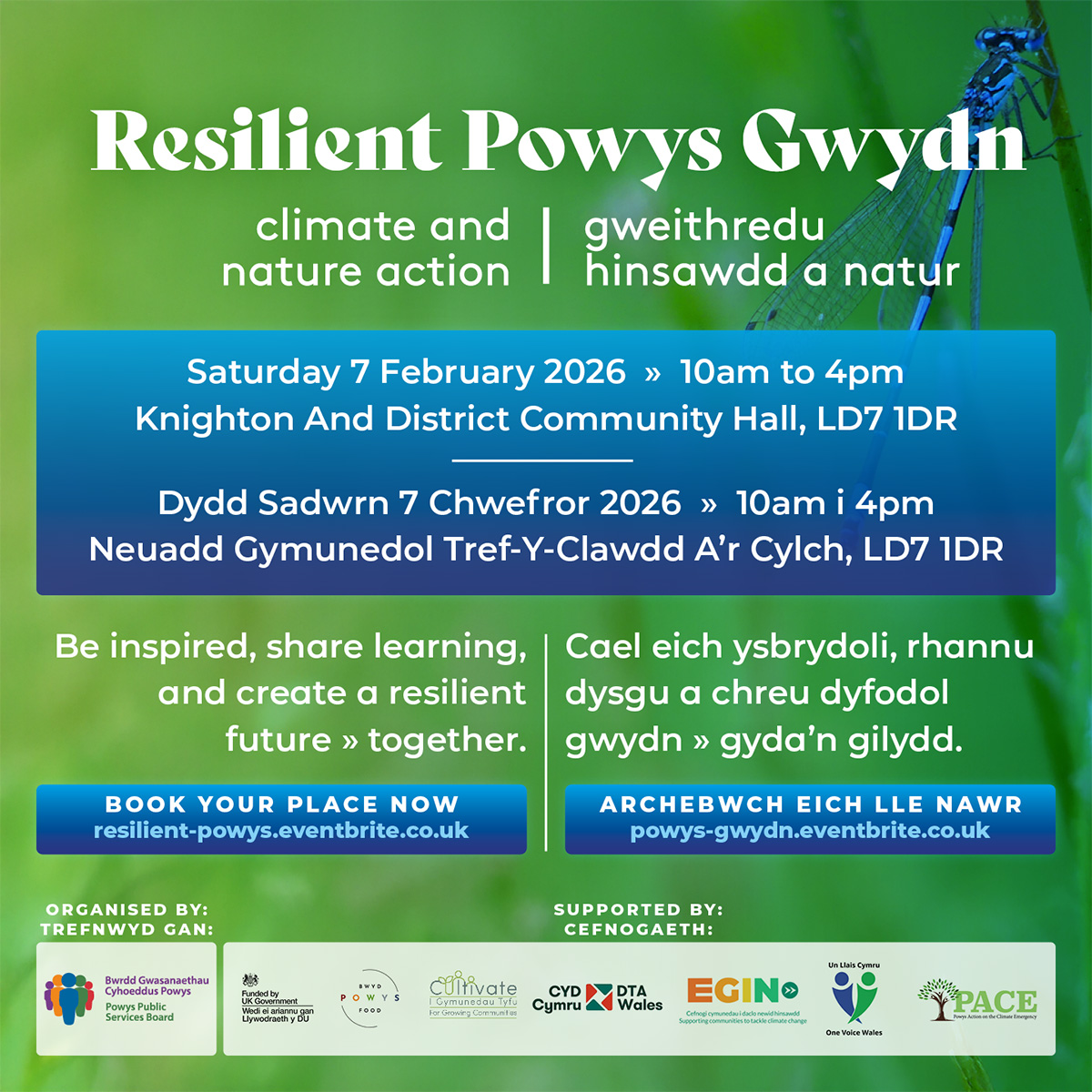 Resilient Powys event – click for more information and booking